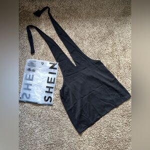 SHEIN Black Halter Top - Size M